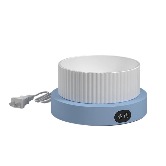 Large Outdoor Heated Pet Bowl with Thermostatic Control for Winter Water Dish Use