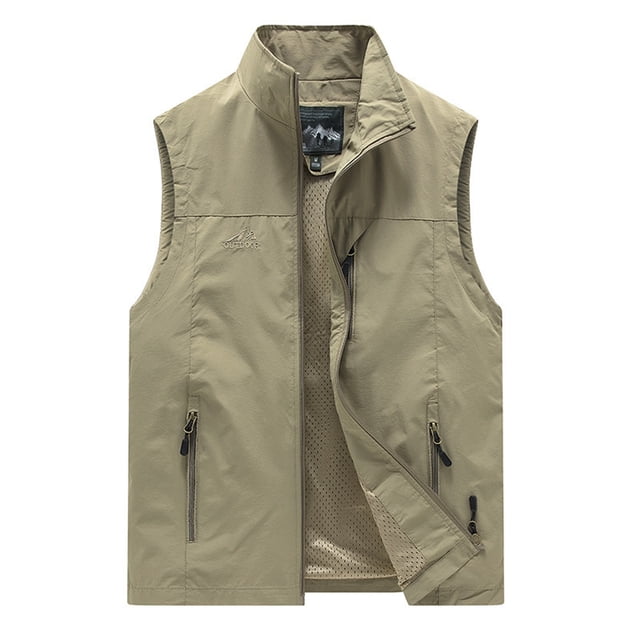 Gilets Sans Manches Décontractés pour Hommes, Légers, Vêtements d'Extérieur pour Usage Quotidien, Randonnée et Voyage