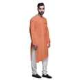 thumbnail image 4 of Atasi Kurta Pyjama Uni pour Hommes à Col Mandarin Kurta Pyjama Ethnique, 4 of 5
