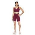 thumbnail image 4 of Reebok Women's Flex Highrise Compression Shorts with pockets, 4 of 4