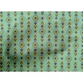 thumbnail image 4 of oneOone Tissu Popeline de Coton Imprimé Géométriques Diamant & Triangle par Yard 56 Pouces de Large, 4 of 4