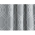 thumbnail image 3 of Eclipse Zana Trellis 63" Blackout Rod Pocket Window Panel, 3 of 3