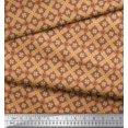 thumbnail image 3 of Soimoi Rayon Fabric Check & Moroccan Ethnic Decor Fabric Printed Yard 56 Inch Wide, 3 of 3