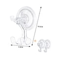 thumbnail image 4 of Clear Vacuum Suction Hooks Washable Vacuum Suction Hooks For Bathroom Kitchen Living Room, 4 of 4
