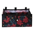 thumbnail image 2 of Zentra Sac Panier à Roulettes sous le Siège, Tissu Oxford, Sac à Roulettes, Petites Fleurs à Roulettes à Quatre Roues, 2 of 10