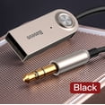 thumbnail image 1 of BASEUS USB Bluetooth Adapter Dongle Cable for Car 3.5mm Jack Aux Bluetooth Receiver Speaker Audio Music Transmitter Color:black, 1 of 8