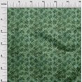 thumbnail image 3 of oneOone Viscose Chiffon Green Fabric Asian Block Craft Projects Decor Fabric Printed By The Yard 42 Inch Wide, 3 of 4