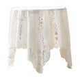 thumbnail image 1 of Weighted Blanket Table Cloths with Fringe Decorative Cover Sofa Cover for Tables 35.4x35.4 Inch Washable Table Cover Sqaure Table Cloth for Wedding Party Machine Washable Throw Blankets for Bed, 1 of 6