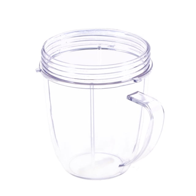 PENGXIANG Gobelet de Remplacement Réutilisable de 18 oz avec Poignée, un Gobelet de Remplacement de Mélangeur de Qualité Supérieure pour Nutribullet 600W. Fabriqué en Matériau de Qualité Alimentaire, le Gobelet en Plastique Transparent Présente des Fils Lisses pour un Assemblage et un Retrait Faciles, et une Poignée Robuste pour Plus de Commodité. Parfait pour Extraire la nutrition à Chaque Repas Ou Accueillir de Plus Grandes Familles.