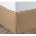 thumbnail image 1 of SGI Bedding 11 Inch Pleated Bed Skirt | Microfiber Bed Skirt | Fade Resistant, Wrinkle Free, Anti-static, Decorative, Extra Storage Space, Clutter-Free | Queen, Taupe, 1 of 5