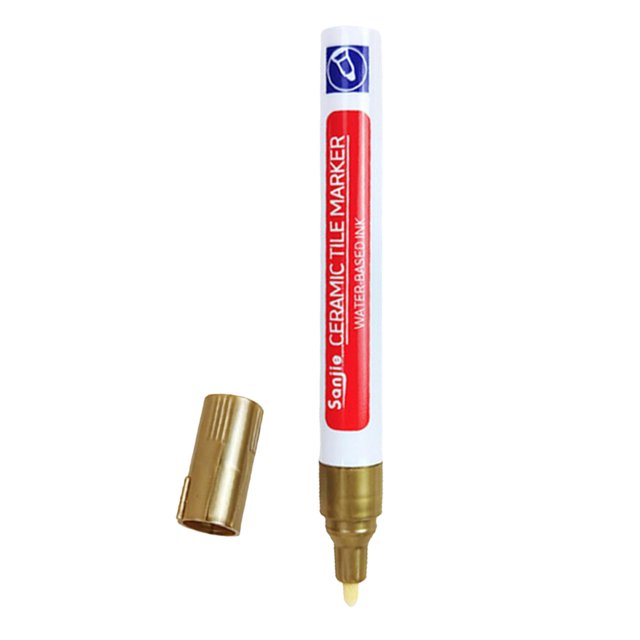 Abbracc Tile Paint Marker Tile Marker Seam Repair Tools for Garden Tile Backyard Aureate
