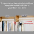 thumbnail image 4 of EGNMCR Hooks for Hanging Multi-layer Pants Rack Foam Five-layer Pants Hanging Space Traceless Pants Hanger Trouser hanger, 4 of 8