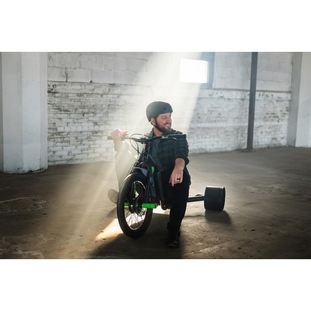 Huffy Green Machine 36-Volt Electric Drift Trike, Black, for
