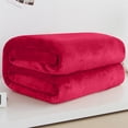 thumbnail image 3 of Solid Color Blanket Fleece Blanket Fleece Gift Yoga Cover Blanket French Fleece Blanket, 3 of 5