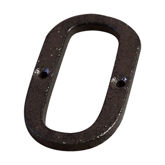 relayinert House Sign With Retro 3D Wide Range Of Uses And Durable Weather-resistant Metal House Numbers Retro 3D Sign O 1Set
