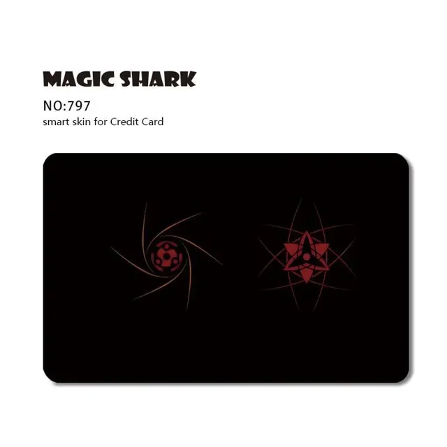 Fashion Cartoon Anime Game PVC Matte Film Sticker Case Skin for Credit Card Big Small No Chip 797 Small Chip