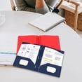 thumbnail image 5 of LSLJS Plastic Folders with Pockets Heavy Duty Pocket Folders Letter Size File Folders for Documents Office School Storage Clip, 5 of 5