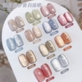 thumbnail image 4 of HHBEAUTY Vernis Gel Effet Oeil de Chat Smoothie Paillettes Céramique Scintillant, Polymérisation UV LED Requise, 4 of 5