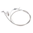 thumbnail image 1 of Car Kickdown Cable,  Operation Throttle Wire Stainless Steel Durable 158cm Length  For 727 Transmissions, 1 of 8