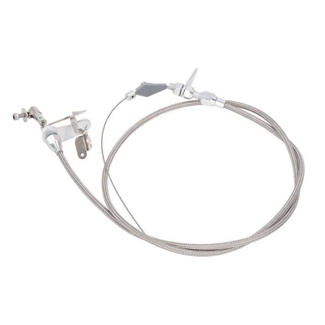 Car Kickdown Cable, Operation Throttle Wire Stainless Steel Durable 158cm Length For 727 Transmissions