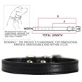 thumbnail image 3 of Faux Leather Collar Metal Buckle Pet Collar Adjustable Pet Collar for Small Dogs, 3 of 10