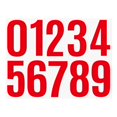 thumbnail image 1 of 4 Inch Large Size Number Stickers, 1 Sheet Self Adhesive House Numbers for Mailbox, Trash Cans - Waterproof Vinyl Numbers Sticker, for Easy Backing Peeling, Bold and Easy-to-Read House Number Labels, 1 of 9