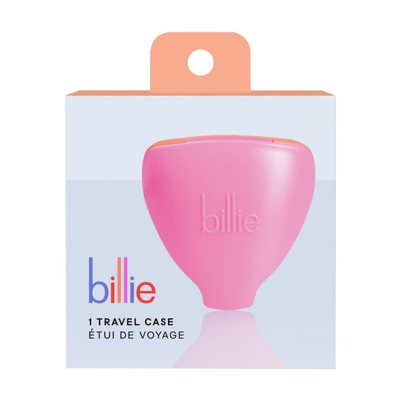 Billie 5-Blade Women’s Razor Travel Case - Pink Pop