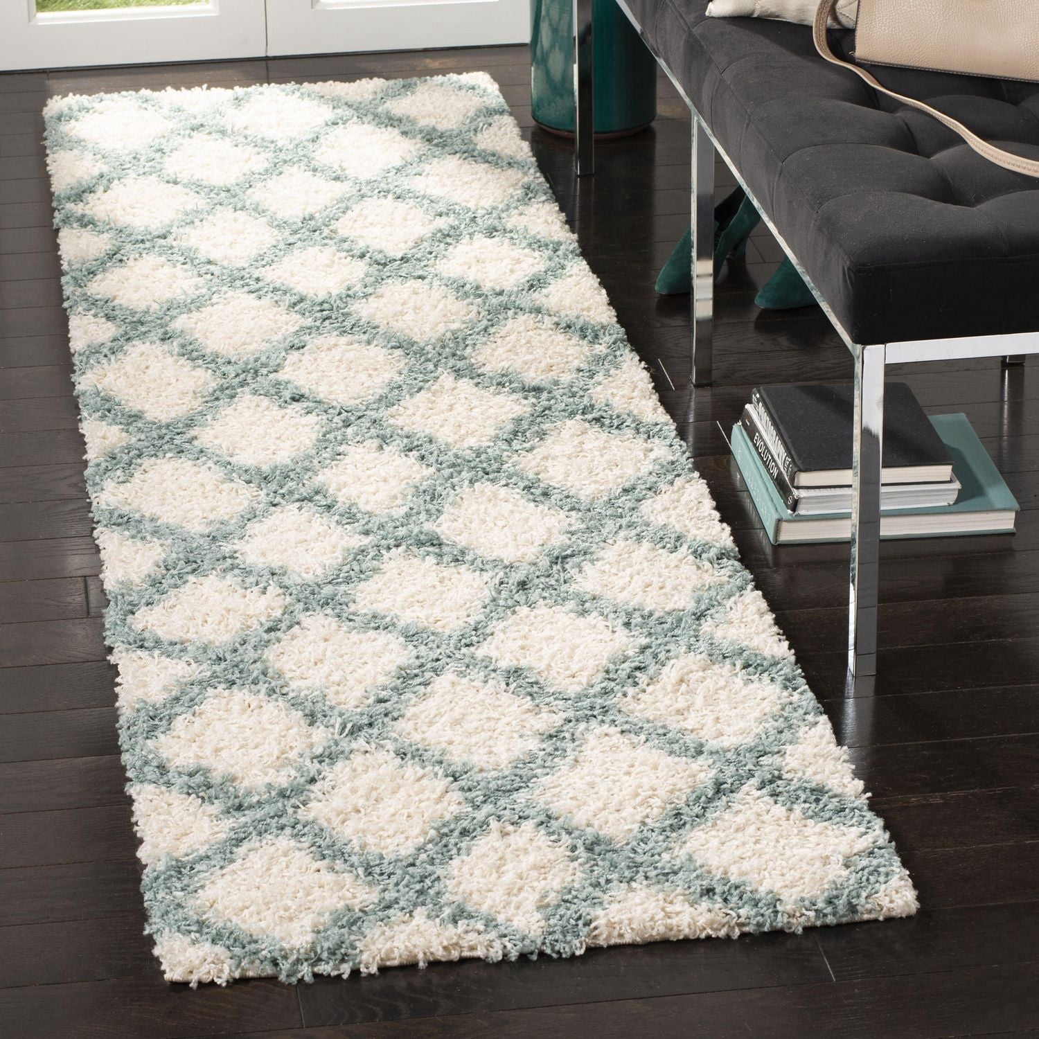 Safavieh Dallas Jerrie Tapis Géométrique Shag