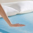 thumbnail image 4 of Sleep Innovations Cooling Gel Memory Foam Mattress Topper, Twin, 2 Inches, 4 of 5
