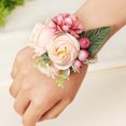 thumbnail image 3 of TopLLC Bangle Wrist Flower Stretchable Wedding Prom Party Hand Flower Bracelet A, 3 of 3