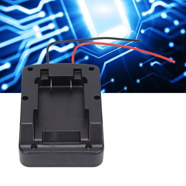 Adaptateur de Batterie, Adaptateur Portable Robuste Résistant aux Impacts Résistant à la Corrosion Stable pour Batterie au Lithium Black Decker 20V