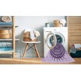 thumbnail image 2 of Ahgly Company Tapis d'Intérieur Lavables en Machine, Rectangle Transitionnel, Violet Vif, 7' x 9', 2 of 7