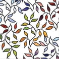 thumbnail image 1 of RoomMates Stained Glass Leaves Window Film, 1 of 5