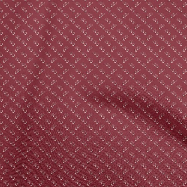 oneOone Polyester Spandex Maroon Fabric Orange Sewing Material Print Fabric By The Yard 56 Inch Wide