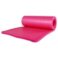 thumbnail image 2 of BalanceFrom 71 x 24 x 1 Inches Extra Thick Yoga Mat with Knee Pad, Pink, 2 of 4
