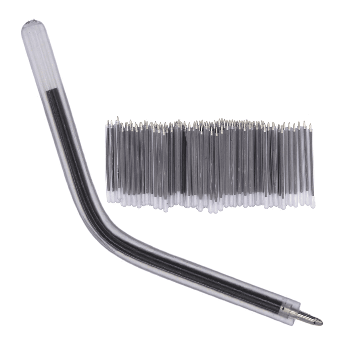 Flexible Safety Pens 100 Pack of Pens for Mental Health, Mental Health Hospital 3.8 Inches Flexible for Hospitals,100 x Flexible Safety Pens,Black & White