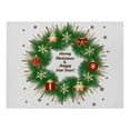 thumbnail image 2 of Oleegame 2 Pcs Napperons de Noël Rustiques Vintage Lavables, 2 of 4