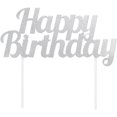 thumbnail image 1 of Cake Top HBD Slv Glt, 1 of 2