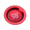 thumbnail image 1 of CNC Auto Keyless Engine Start Button w/ Ring Decor For Jaguar XF For XJ XE F-Pace F-Type For Range-Rover Evoque Sport, 1 of 7