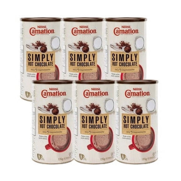 Nestle Carnation Simply Hot Chocolate 1.9 kg/4.18 Lbs (6/Case)