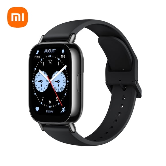 Refurbished Xiaomi Redmi Watch 5 Lite Smartwatch, 1.96" AMOLED Touchscreen, 18-Day Battery, 160+ Sports Modes, 5ATM Waterproof, Military-Grade Health Monitor, Black