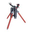 thumbnail image 2 of DYNWAVECA Support de Trépied pour Canne à Pêche, Angle Ajustable, Support Léger, Équipement de Rangement pour Canne, Support Pliable pour Navire, Marine, Kayak, long, Rouge, 2 of 10