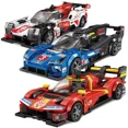 thumbnail image 3 of 11 Types Speed Champions Car Hypercar Building Blocks MOC Construction Bricks Famous Sport Vehicle Toys Gift For Children Kids,MISSION R 378pcs,No box  bagged, 3 of 7