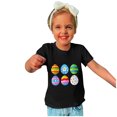 thumbnail image 2 of Chandails pour Filles Tout-Petits Enfants Garçons Filles Mignon Col Rond Imprimé Manches Courtes Haut, 2 of 9
