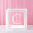 thumbnail image 2 of 26 Letters DIY Party Decoration White Transparent Balloons Wedding Confession Birthday Party Decoration Scene Layout Balloons, 2 of 4