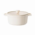thumbnail image 2 of TIMIFIS Interior Decorations, Home Decor Style Enameled Pot Household Cooking Saucepan Casserole Ceramic Pot Pot Pot Soup Pot Non-Stick Induction Cooker Soup Pot, 2 of 5