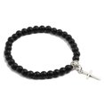thumbnail image 1 of VONKY Unisex Cross Pendant Bracelets For Fashion Forward Individuals Lightweight Gift black 5Set, 1 of 6