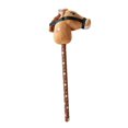thumbnail image 2 of Lipstore Stick Horse Handcrafted Pretend Play Neighing Galloping Sounds with Sound light brown D, 2 of 8