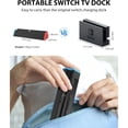 thumbnail image 4 of TV Docking Station for Nintendo Switch/Switch OLED, Portable Switch Dock 4K HDMI TV Adapter/High Speed USB 3.0 Ports, 4 of 6