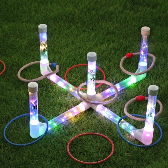 Games For Kids With Led Lights Outdoor Yard Game For Adults & Family Easy To Set Up W/ Compact Carry